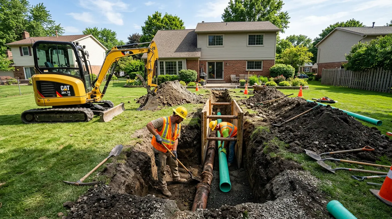 Sewer Line Installation in Goddard, KS